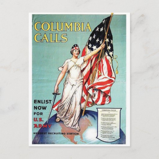 Vintage Ad Poster Briefkaart (Voorkant)