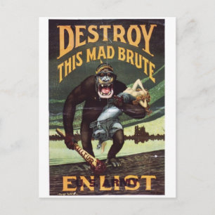 Vintage Ad Poster Briefkaart