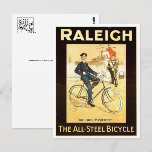 Vintage Ad Poster Briefkaart (Voorkant / Achterkant)