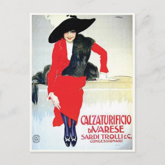 Vintage Ad Poster Briefkaart (Voorkant)