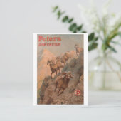 Vintage Ad Poster Briefkaart (Staand voorkant)