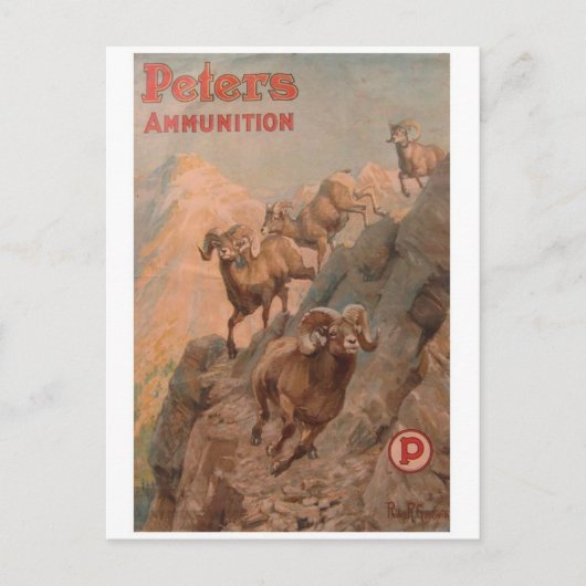 Vintage Ad Poster Briefkaart (Voorkant)