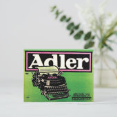 Vintage Ad Poster Briefkaart (Staand voorkant)