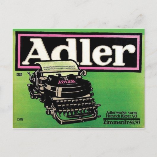 Vintage Ad Poster Briefkaart (Voorkant)
