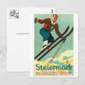 Vintage Ad Poster Briefkaart (Voorkant / Achterkant)