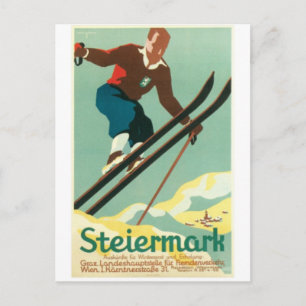 Vintage Ad Poster Briefkaart