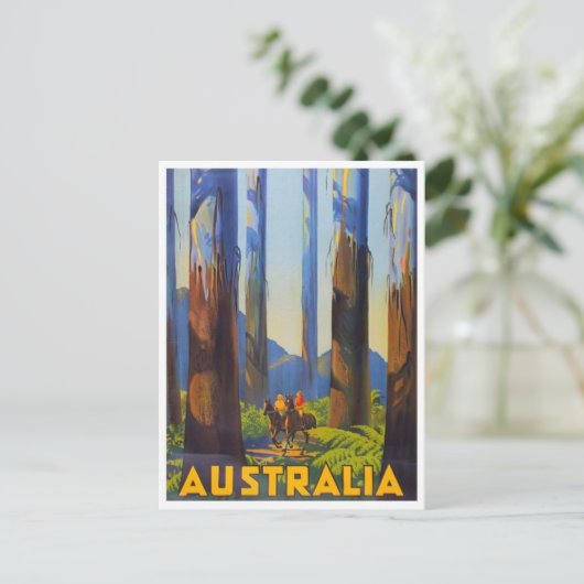 Vintage Ad Poster Briefkaart (Staand voorkant)