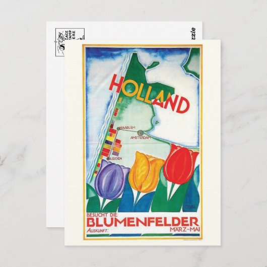 Vintage Ad Poster Briefkaart (Voorkant / Achterkant)