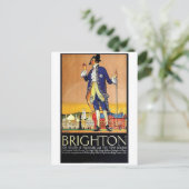 Vintage Ad Poster Briefkaart (Staand voorkant)