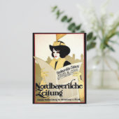 Vintage Ad Poster Briefkaart (Staand voorkant)