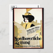 Vintage Ad Poster Briefkaart (Voorkant / Achterkant)