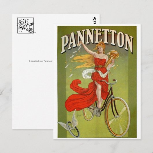 Vintage Ad Poster Briefkaart (Voorkant / Achterkant)