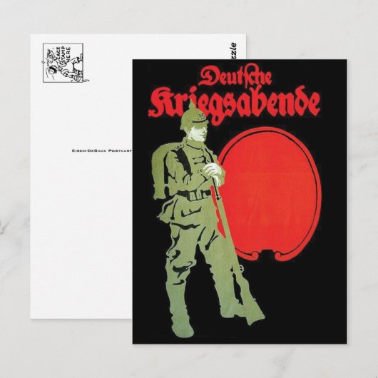 Vintage Ad Poster Briefkaart (Voorkant / Achterkant)