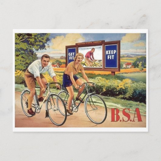 Vintage Ad Poster Briefkaart (Voorkant)