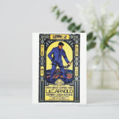 Vintage Ad Poster Briefkaart (Staand voorkant)