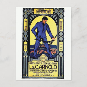 Vintage Ad Poster Briefkaart