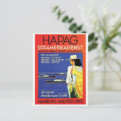 Vintage Ad Poster Briefkaart (Staand voorkant)