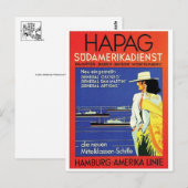 Vintage Ad Poster Briefkaart (Voorkant / Achterkant)