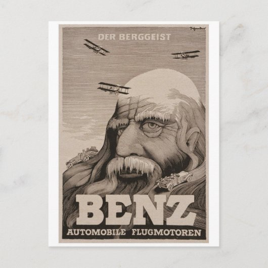 Vintage Ad Poster Briefkaart (Voorkant)