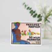 Vintage Ad Poster Briefkaart (Staand voorkant)