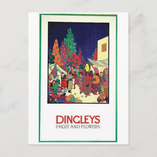 Vintage Ad Poster Briefkaart (Voorkant)