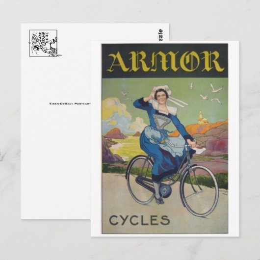 Vintage Ad Poster Briefkaart (Voorkant / Achterkant)