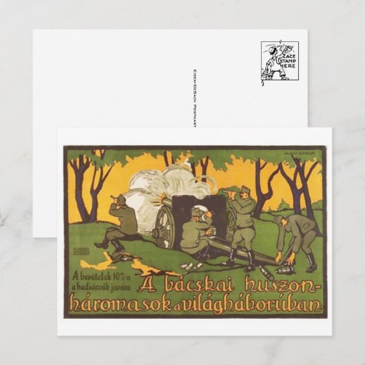 Vintage Ad Poster Briefkaart (Voorkant / Achterkant)