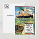 Vintage Ad Poster Briefkaart (Voorkant / Achterkant)