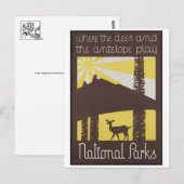 Vintage Ad Poster Briefkaart (Voorkant / Achterkant)