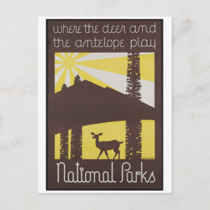 Vintage Ad Poster Briefkaart
