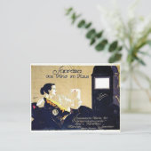 Vintage Ad Poster Briefkaart (Staand voorkant)