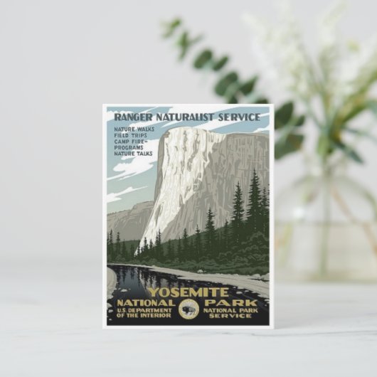 Vintage Ad Poster Briefkaart (Staand voorkant)