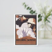 Vintage Ad Poster Briefkaart (Staand voorkant)