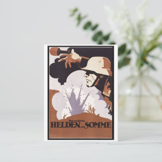 Vintage Ad Poster Briefkaart (Staand voorkant)