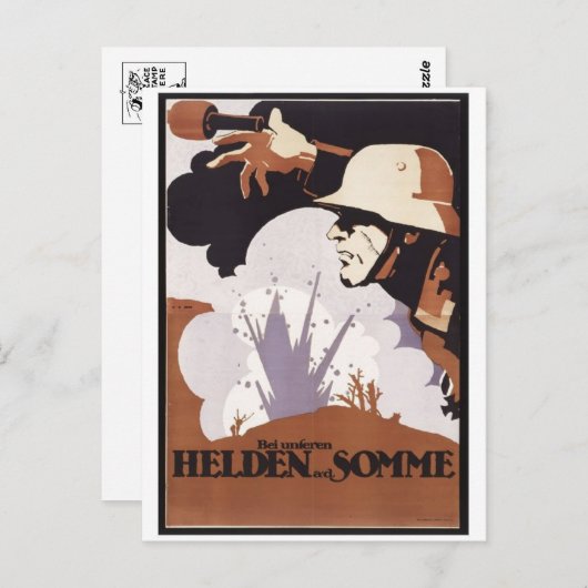 Vintage Ad Poster Briefkaart (Voorkant / Achterkant)