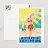 Vintage Ad Poster Briefkaart (Voorkant / Achterkant)