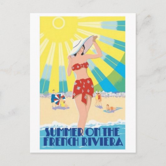 Vintage Ad Poster Briefkaart (Voorkant)