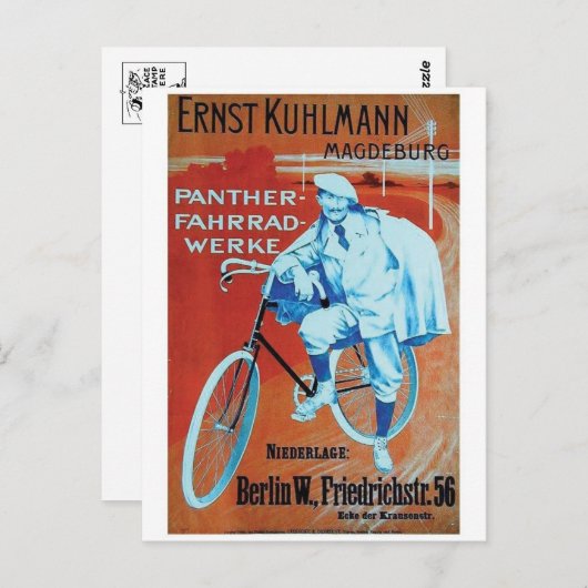 Vintage Ad Poster Briefkaart (Voorkant / Achterkant)