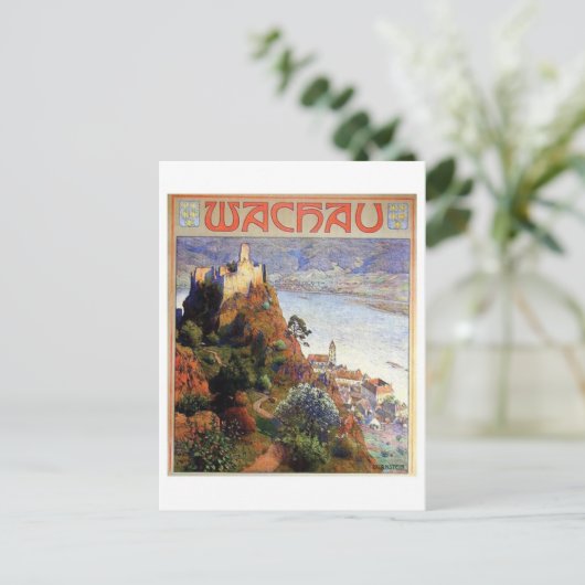 Vintage Ad Poster Briefkaart (Staand voorkant)