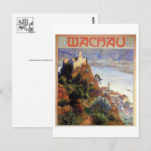 Vintage Ad Poster Briefkaart (Voorkant / Achterkant)