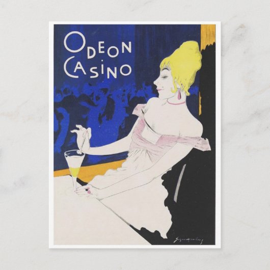 Vintage Ad Poster Briefkaart (Voorkant)