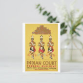 Vintage Ad Poster Briefkaart (Staand voorkant)