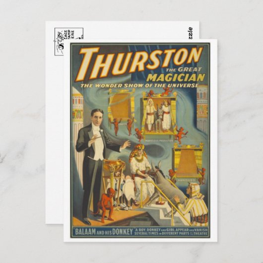 Vintage Ad Poster Briefkaart (Voorkant / Achterkant)