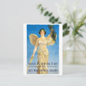 Vintage Ad Poster Briefkaart (Staand voorkant)