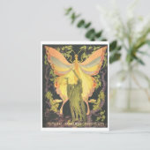 Vintage Ad Poster Briefkaart (Staand voorkant)