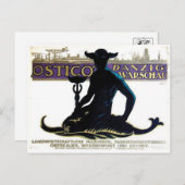 Vintage Ad Poster Briefkaart (Voorkant / Achterkant)