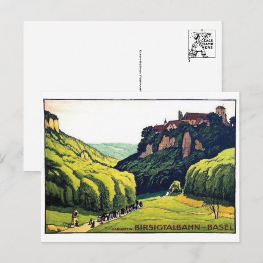 Vintage Ad Poster Briefkaart (Voorkant / Achterkant)