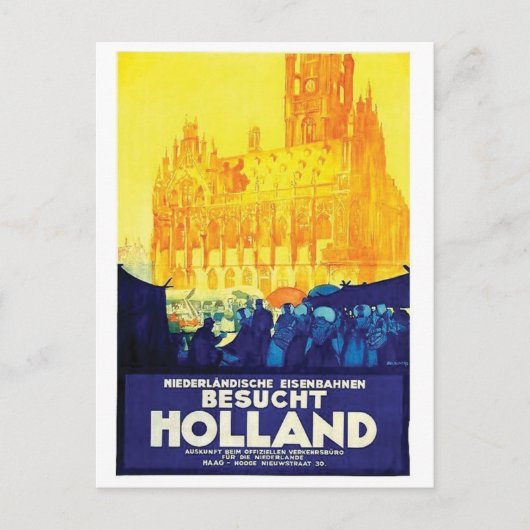 Vintage Ad Poster Briefkaart (Voorkant)