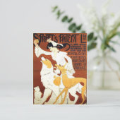 Vintage Ad Poster Briefkaart (Staand voorkant)