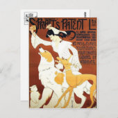 Vintage Ad Poster Briefkaart (Voorkant / Achterkant)